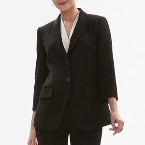 The Carson 1.0 Blazer—Stretch Twill - Black, 14